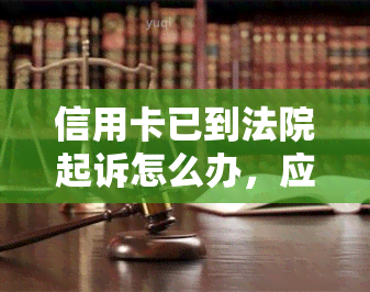 信用卡已到法院起诉怎么办，应对信用卡法院起诉：应对策略和解决方案