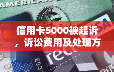 信用卡5000被起诉，诉讼费用及处理方式