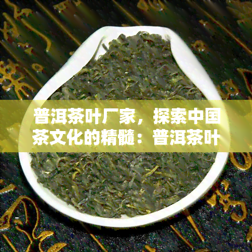 普洱茶叶厂家，探索中国茶文化的精髓：普洱茶叶厂家揭秘