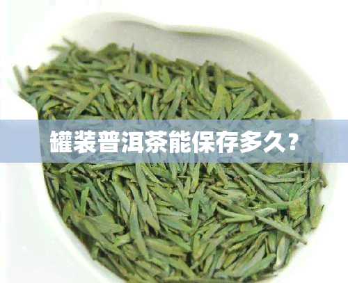 罐装普洱茶能保存多久？