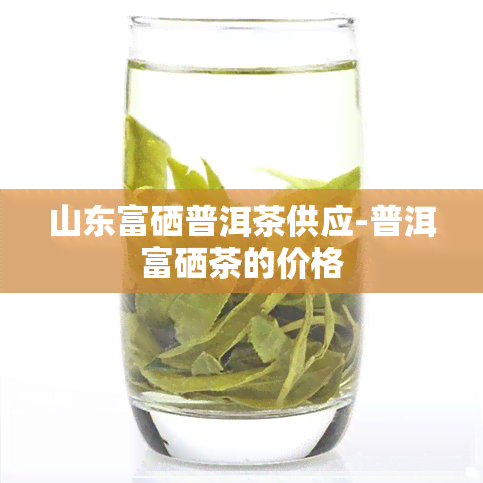 山东富硒普洱茶供应-普洱富硒茶的价格