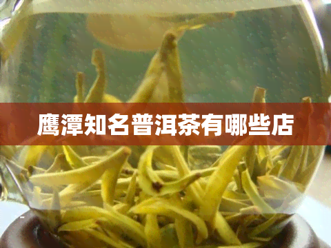 鹰潭知名普洱茶有哪些店