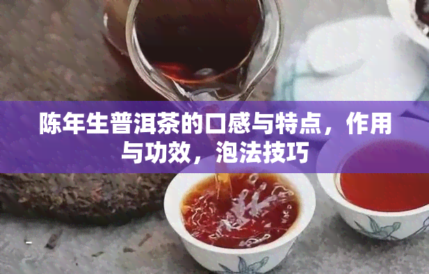 陈年生普洱茶的口感与特点，作用与功效，泡法技巧