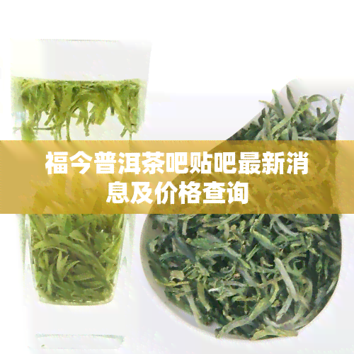 福今普洱茶吧贴吧最新消息及价格查询