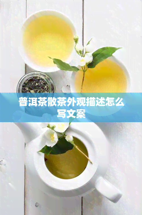 普洱茶散茶外观描述怎么写文案