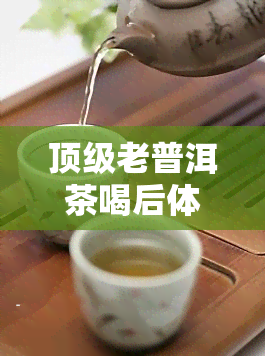 顶级老普洱茶喝后体感：老茶特点、好处与魅力