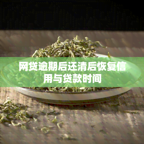 网贷逾期后还清后恢复信用与贷款时间