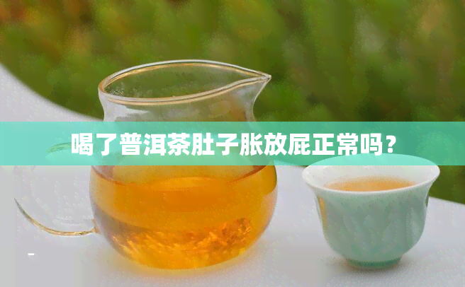 喝了普洱茶肚子胀放屁正常吗？