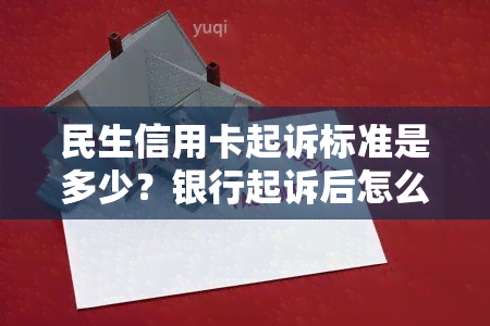 民生信用卡起诉标准是多少？银行起诉后怎么办？