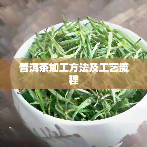 普洱茶加工方法及工艺流程