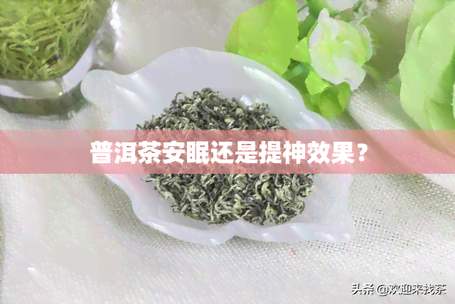 普洱茶安眠还是提神效果？