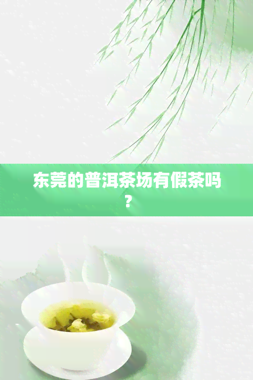 东莞的普洱茶场有假茶吗？