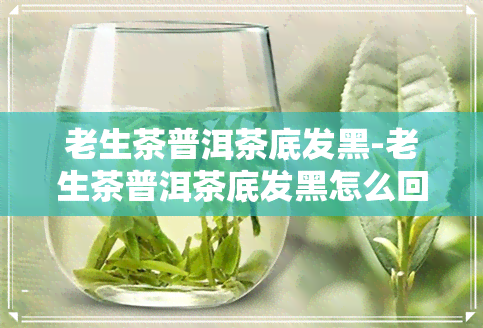 老生茶普洱茶底发黑-老生茶普洱茶底发黑怎么回事