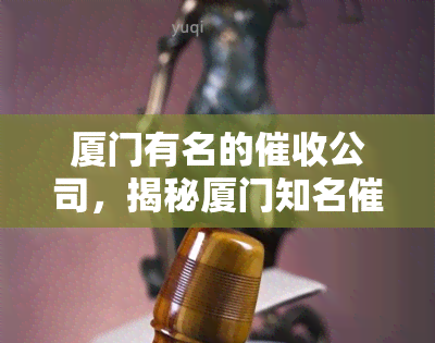 厦门有名的公司，揭秘厦门知名公司：谁在主导债务收回市场？