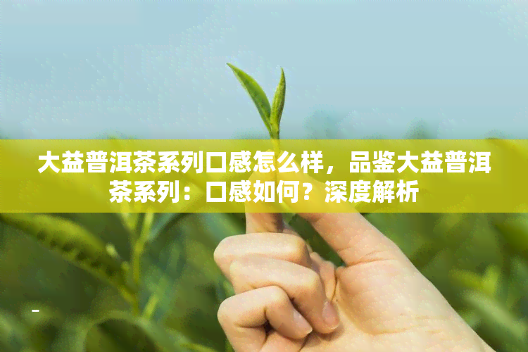 大益普洱茶系列口感怎么样，品鉴大益普洱茶系列：口感如何？深度解析