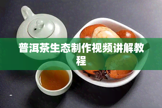 普洱茶生态制作视频讲解教程