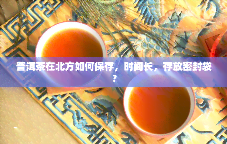 普洱茶在北方如何保存，时间长，存放密封袋？