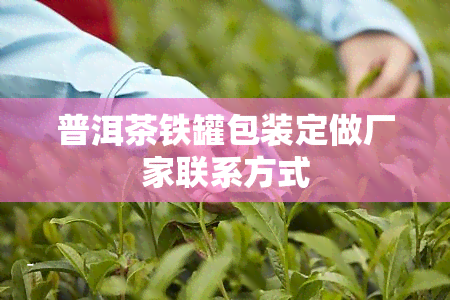 普洱茶铁罐包装定做厂家联系方式