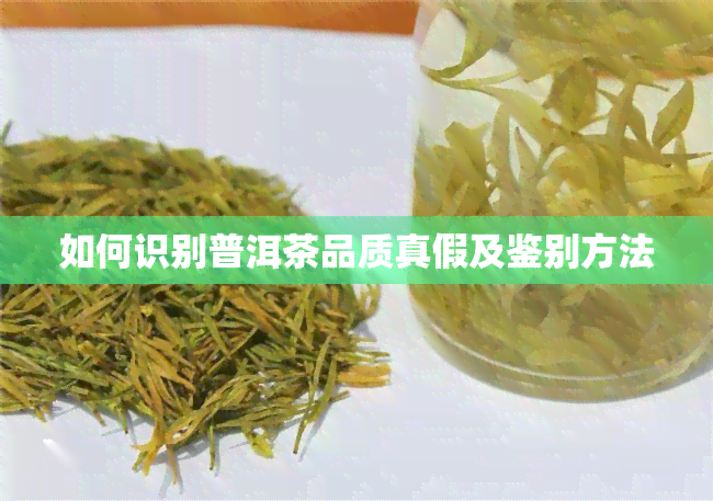 如何识别普洱茶品质真假及鉴别方法