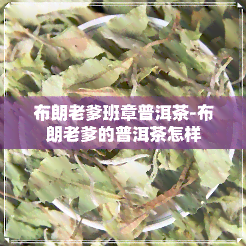 布朗老爹班章普洱茶-布朗老爹的普洱茶怎样