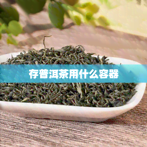 存普洱茶用什么容器