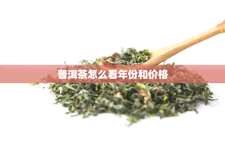 普洱茶怎么看年份和价格