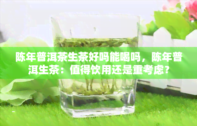 陈年普洱茶生茶好吗能喝吗，陈年普洱生茶：值得饮用还是重考虑？