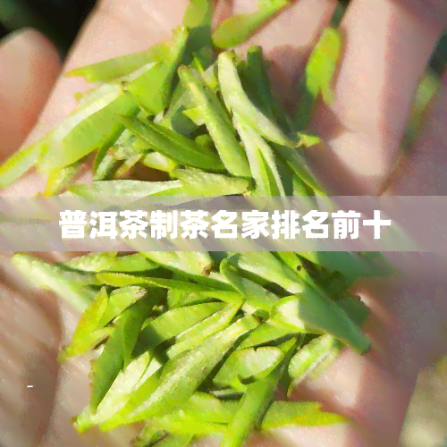 普洱茶制茶名家排名前十