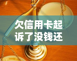 欠信用卡起诉了没钱还怎么办，欠信用卡被起诉无法偿还，应对之策大揭秘！