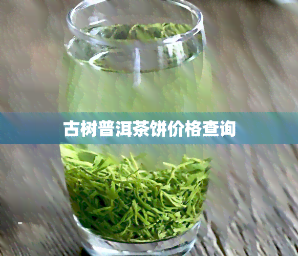 古树普洱茶饼价格查询