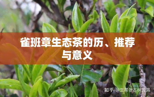 雀班章生态茶的历、推荐与意义