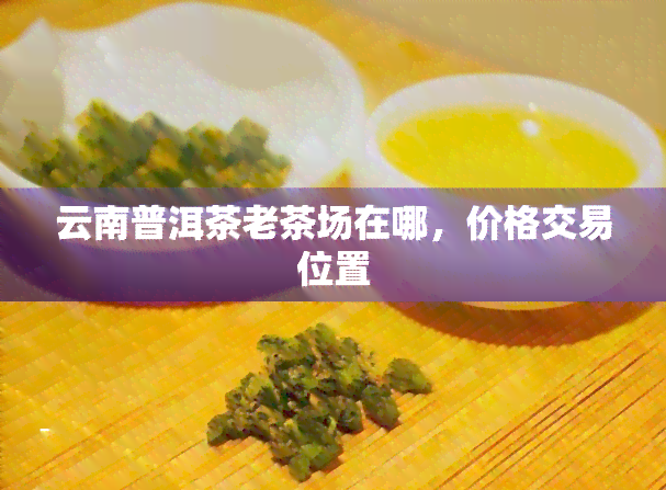 云南普洱茶老茶场在哪，价格交易位置