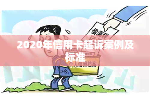 2020年信用卡起诉案例及标准