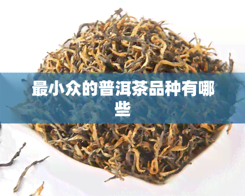 最小众的普洱茶品种有哪些