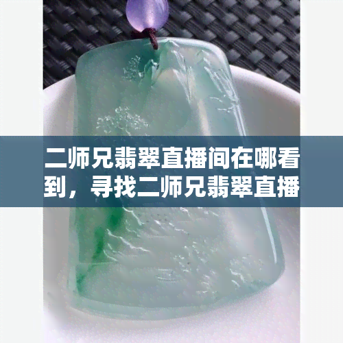 二师兄翡翠直播间在哪看到，寻找二师兄翡翠直播间：轻松定位您想要的直播频道