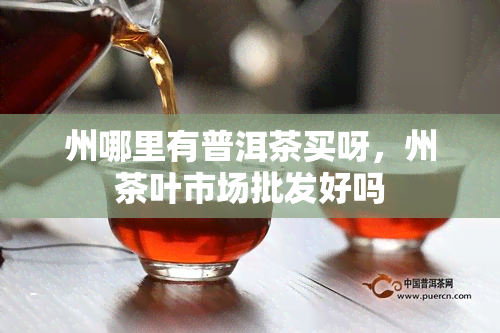 州哪里有普洱茶买呀，州茶叶市场批发好吗