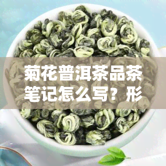 菊花普洱茶品茶笔记怎么写？形状、功效与食用方法，熟普吗？