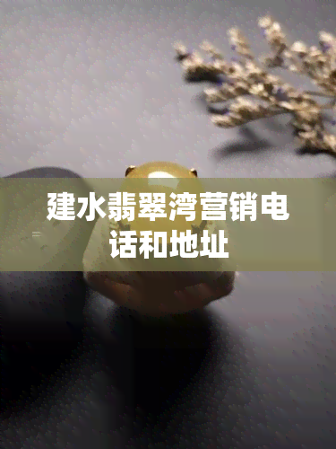 建水翡翠湾营销电话和地址