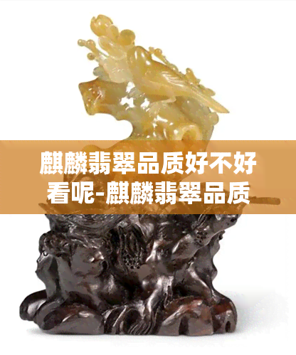 麒麟翡翠品质好不好看呢-麒麟翡翠品质好不好看呢图片