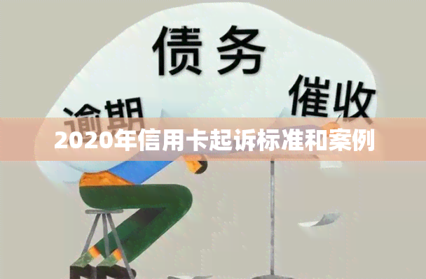 2020年信用卡起诉标准和案例