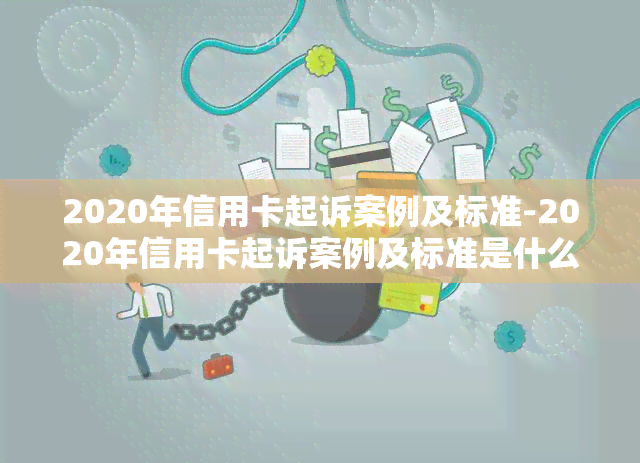 2020年信用卡起诉案例及标准-2020年信用卡起诉案例及标准是什么