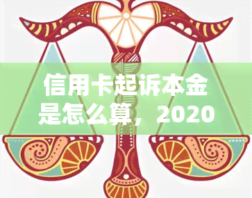 信用卡起诉本金是怎么算，2020年信用卡起诉标准，信用卡欠款起诉