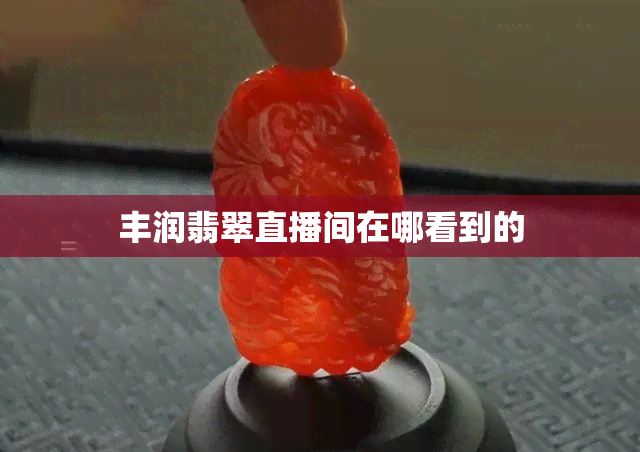 丰润翡翠直播间在哪看到的