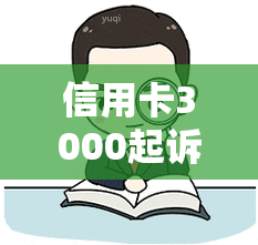 信用卡3000起诉会怎样？