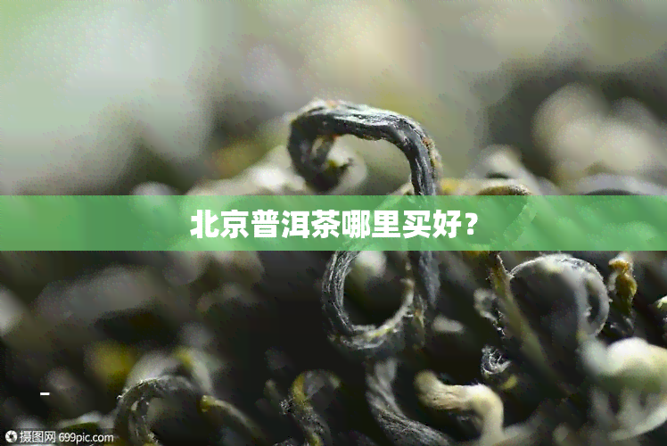 北京普洱茶哪里买好？