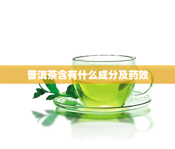 普洱茶含有什么成分及效