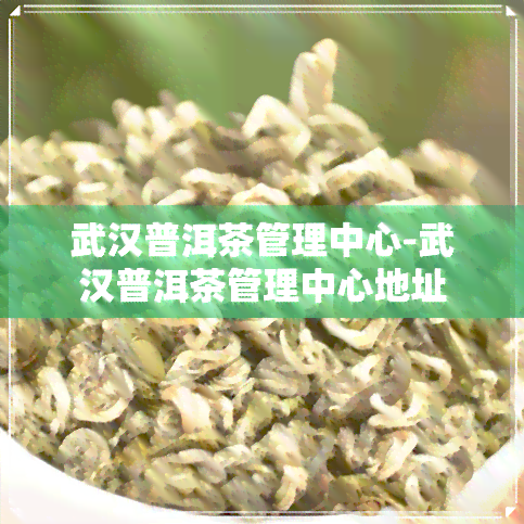 武汉普洱茶管理中心-武汉普洱茶管理中心地址