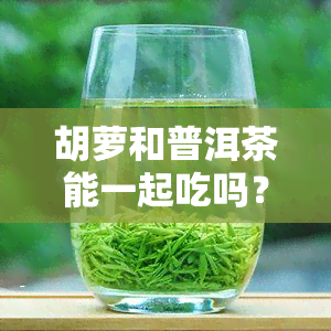 胡萝和普洱茶能一起吃吗？早餐喝普洱茶可搭配胡萝吗？