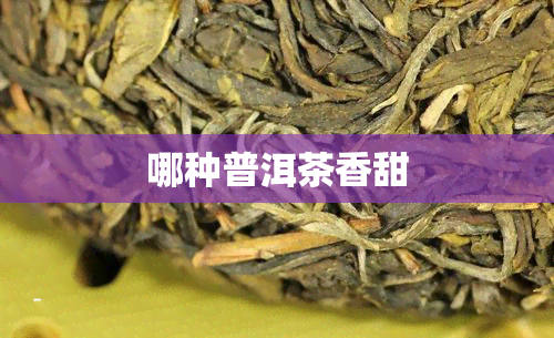 哪种普洱茶香甜