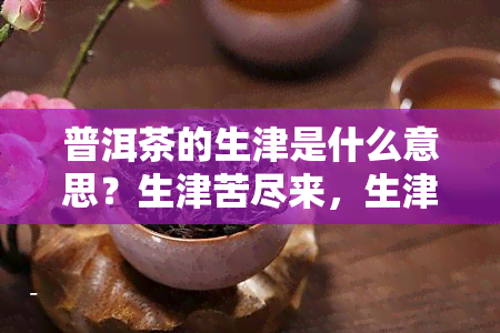 普洱茶的生津是什么意思？生津苦尽来，生津回是怎么来的？